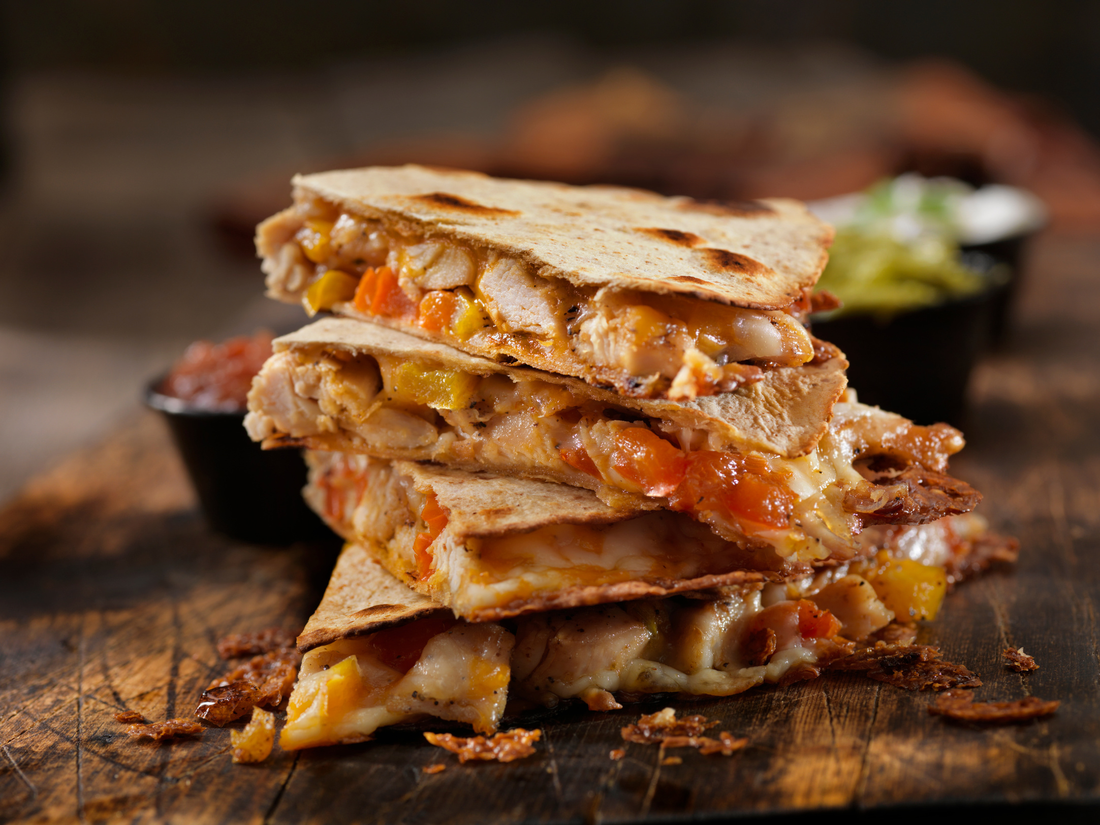 Cheesy Chicken Quesadilla