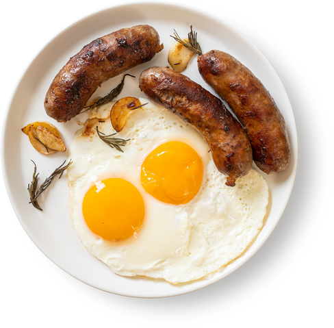 American Breakfast Plate