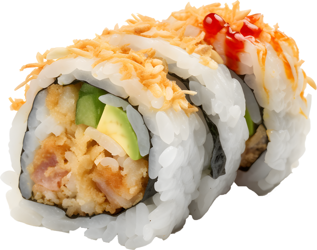 Tempura roll sushi